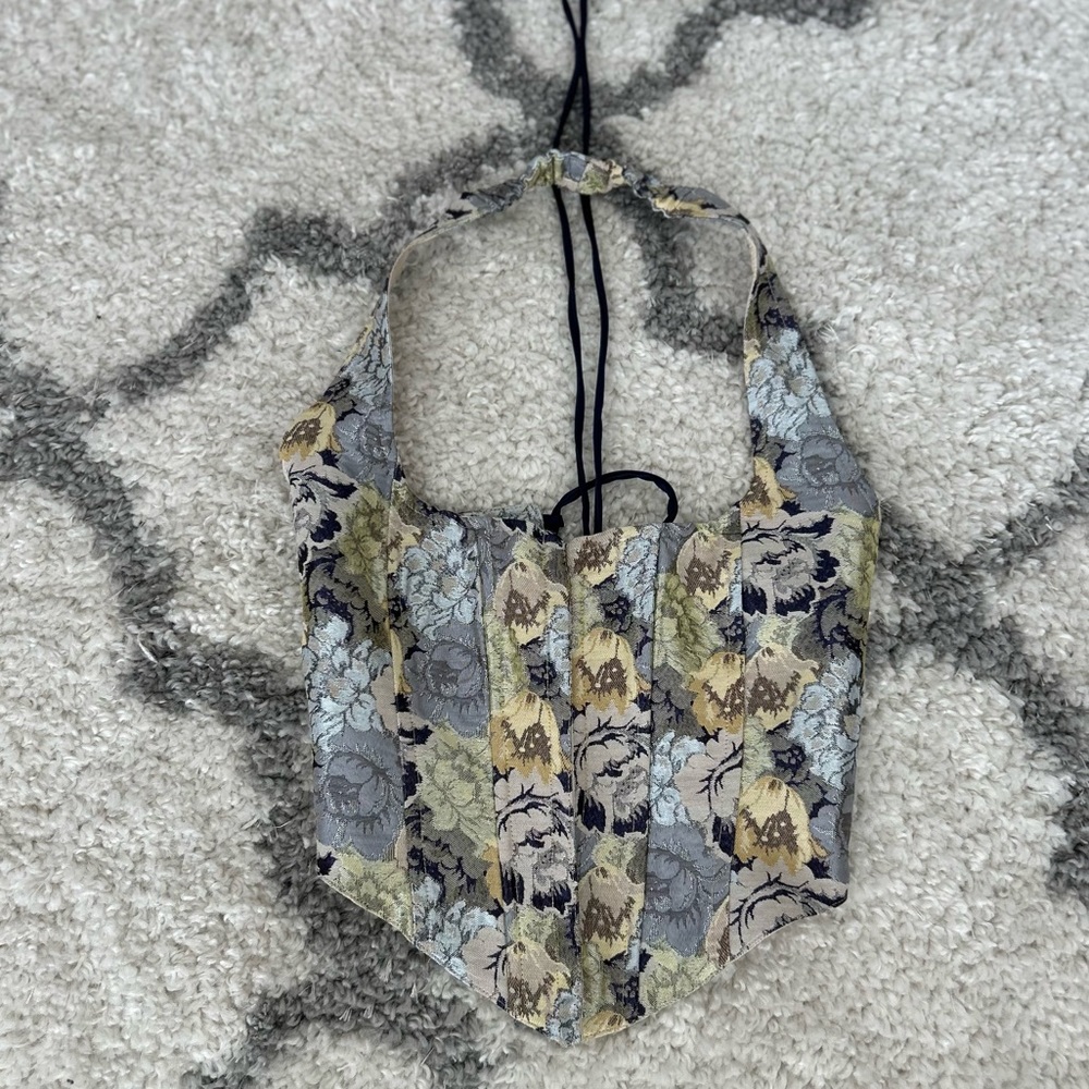 Floral Corset Top